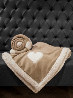 Kuscheldecke grau 1