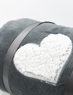 Kuscheldecke grau 0
